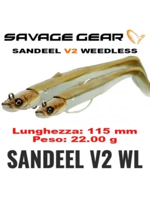 SAVAGE GEAR SANDEEL V2 WEEDLESS 11,5CM