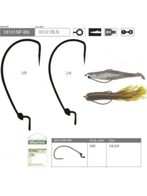 Amo Mustad 38101NP-BN
