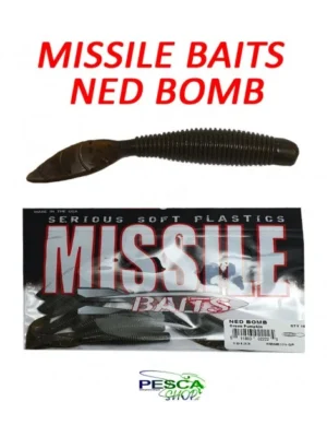 MISSILE BAITS NED BOMB – GREEN PUMPKIN 3.25”