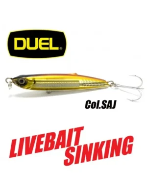 DUEL LIVEBAIT JIG MINNOW SINKING – F770