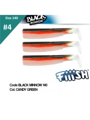 Black Minnow 140 BM983 SET 3 CORPI