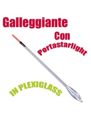 Galleggiante in PLEXIGLASS con Porta Starlight