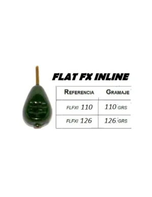 PLOMB PLASTIQUE FLAT FX INLINE