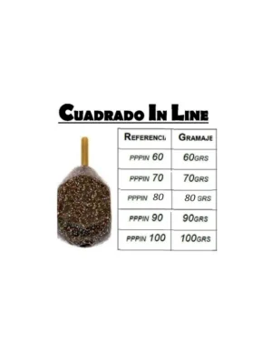 PLOMO CUADRADO PLASTIFICADO EN LÍNEA