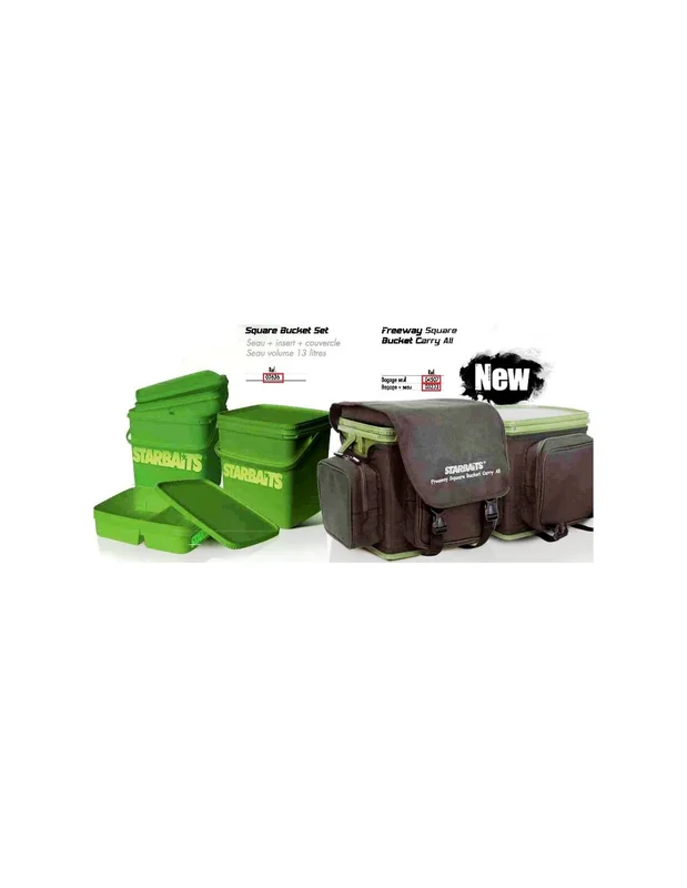 STARBAITS FREEWAY SQUARE BUCKET CARRY ALL