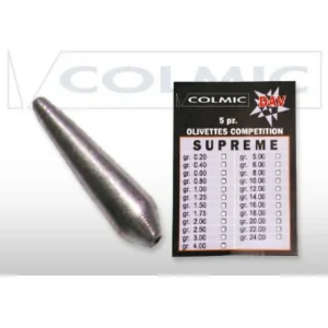 COLMIC Torpille Supreme Competizione da 0.40 a 3.0gr – 5pz