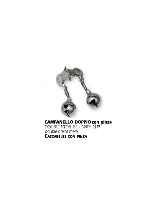 DOUBLE GRELOT METAL, CLIP