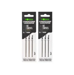 Kable Leadcore Leader QC Swivel Gravel 50cm – Korda
