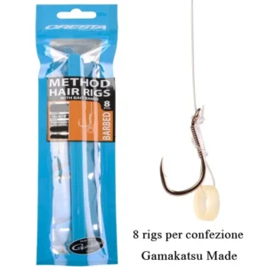 4735-100-4 Cresta Method Rigs Hairrigs + Band Amo 10 Filo 0,26mm