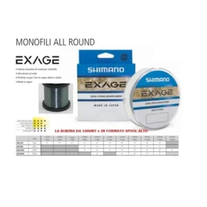 Shimano Monofilo Exage Japan 300mt 0.225mm