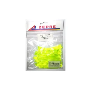 0308 Bionic trout worm GIALLO FLUO