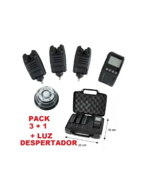 VIRUX MALETIN 3 AVISADORES + RECEPTOR + LUZ V4