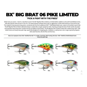 BXBB06P Rapala Bx Brat Pike Limited
