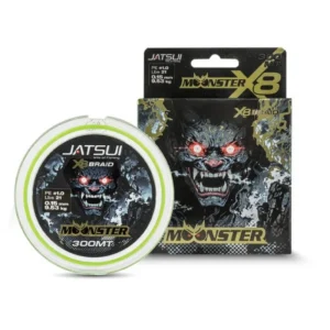Filo Trecciato Jatsui Moonster Braid x8 Green 300mt