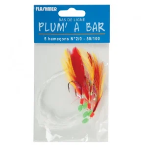 Flashmer Bas de ligne Plum’ à Bar – 5pcs/pk