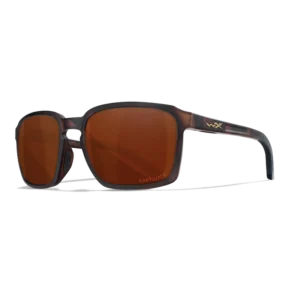 Wiley X Lunettes Polarisantess Alfa Captivate Cooper/Matte Havana Brown Frame