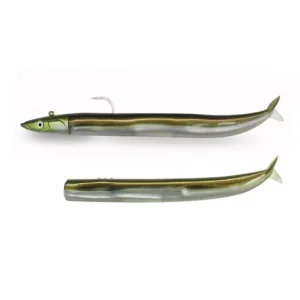 Fiiish Crazy Sand Eel Combo 220mm/8.5″ – 1 monté + 1 corps de rechange