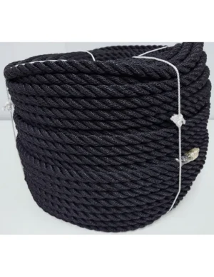 Corda in nylon nero da 18 mm