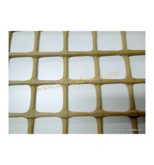 Maglia quadrata in plastica marrone 3CM X 3CM 750 grammi
