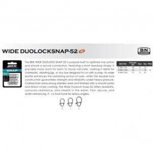 Moschettone BKK Wide Duolock Snap-52