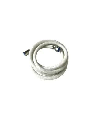 Flessibile per doccia in PVC bianco 2,50 MTS