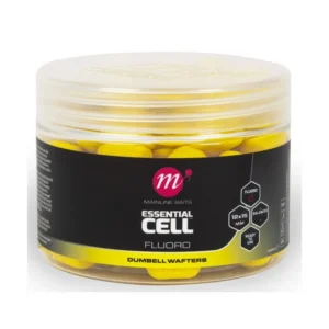 MAINLINE ESSENTIAL CELL FLUORO DUMBELL WAFTERS 12 X 15 MM YELLOW