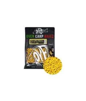 OVER CARP BAITS YELLOW FRUITS PELLET 6 MM 1 KG