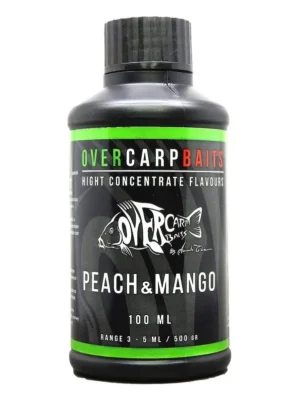 OVER CARP BAITS AROMA PESCA E MANGO 100 ML