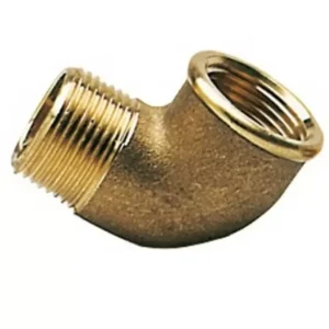 Gomito 90° ottone maschio/femmina 1