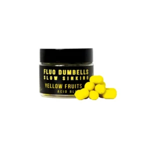OVER CARP BAITS YELLOW FRUITS ACID BLEND FLUO DUMBELS BILANCIATI