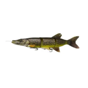 SAVAGE GEAR – 4D LINE-THRU PIKE 48cm 820g Slow Sink DOTTED PIKE