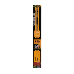 FOX – EDGES™ ARMA POINT WIDE GAPE RIGS Camotex Semi Stiff SIZE 6 / 20lb 9.07kg