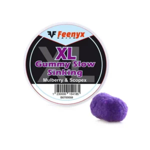 FEENYX BAITS – XL GUMMY SLOW SINKING Mulberry & Scopex 10MM
