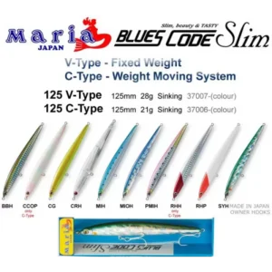 MARIA BLUES CODE 125 MM. V-TYPE (28 GR.)