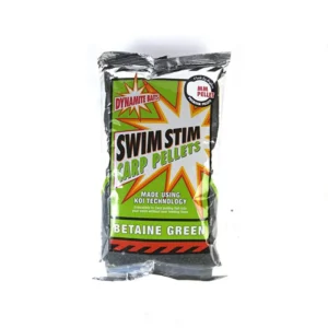 DYNAMITE – SWIM STIM CARP PELLETS – BETAINE GREEN – 3 MM / 900 G