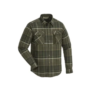 PINEWOOD – CAMICIA IN FLANELLA CORNWALL GREEN BURGUNDY