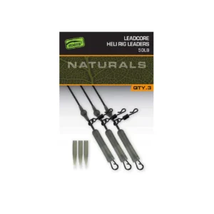 FOX – EDGES™ NATURALS LEADCORE HELI RIG LEADERS 50LB (3PZ)