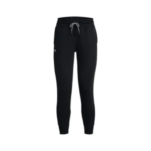 UNDER ARMOUR – DONNA – RIVAL FLEECE MESH PANT Black / White – 001