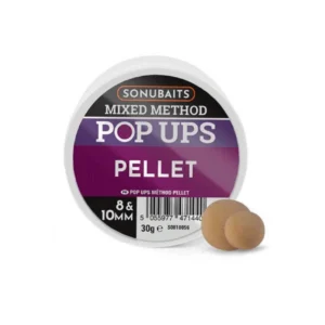 SONUBAITS – MIXED METHOD POP UPS PELLET 8 & 10MM 30g