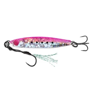 Artificiale Mustad Mezashi Jig Casting UV Pink Sardine 40 Gr